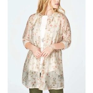 J Jill Sheer Linen Blend Camisole | size Medium petite